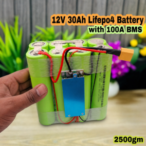 12V 6Ah LiFePO4 Battery Pack 4S 32700 6000mAh Cells With 100A BMS High Current Backup Battery