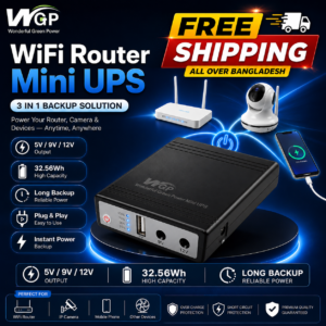 WGP Mini DC UPS – Router Backup Power Supply FREE SHIPPING